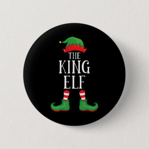 Bóton Redondo 5.08cm King Elf Matching Group Xmas Funny Family Christma
