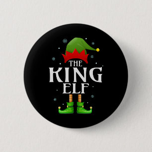 Bóton Redondo 5.08cm King Elf Xmas Matching Family Group Gran