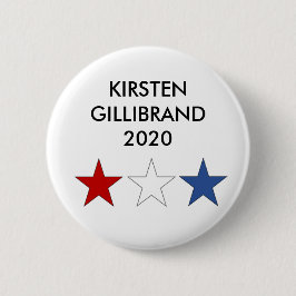 Bóton Redondo 5.08cm Kirsten Gillibrand para o presidente 2020 botão