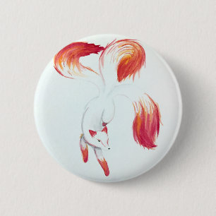 Bóton Redondo 5.08cm Kitsune
