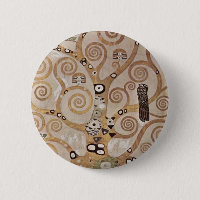 Bóton Redondo 5.08cm Klimt - Stocletfries (Frente)