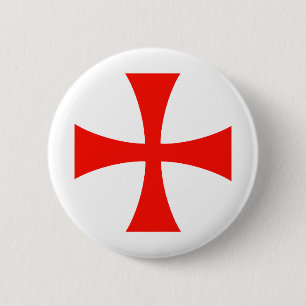 Bóton Redondo 5.08cm Knights_Templar_Cross