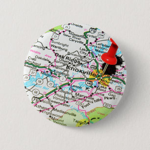 Bóton Redondo 5.08cm Knoxville, Tennessee