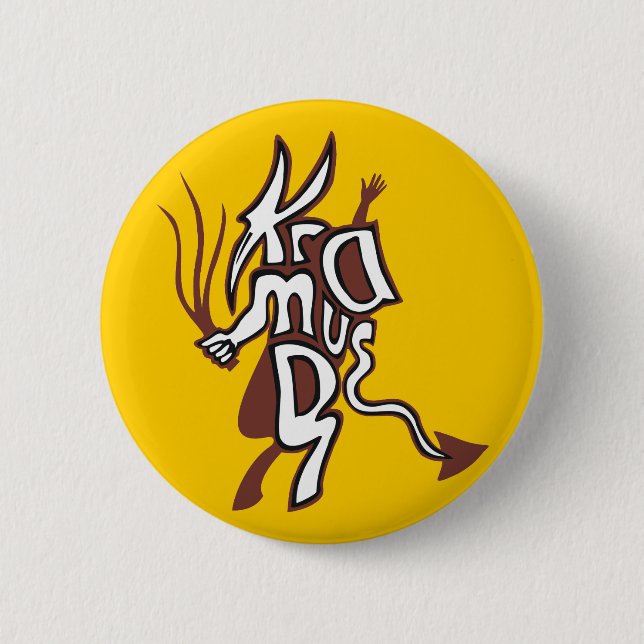 Bóton Redondo 5.08cm Krampus (Frente)