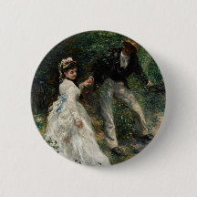 La Promenade Renoir Impressionista Pintura