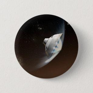 Bóton Redondo 5.08cm Laboratório de Ciência Marte Aeródroma Cápsula 2