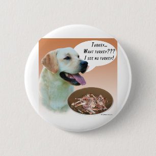 Bóton Redondo 5.08cm Labrador Retriever (amarelo) Turquia