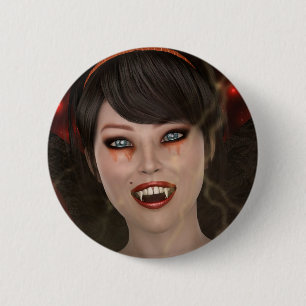 Bóton Redondo 5.08cm Lady Vamp