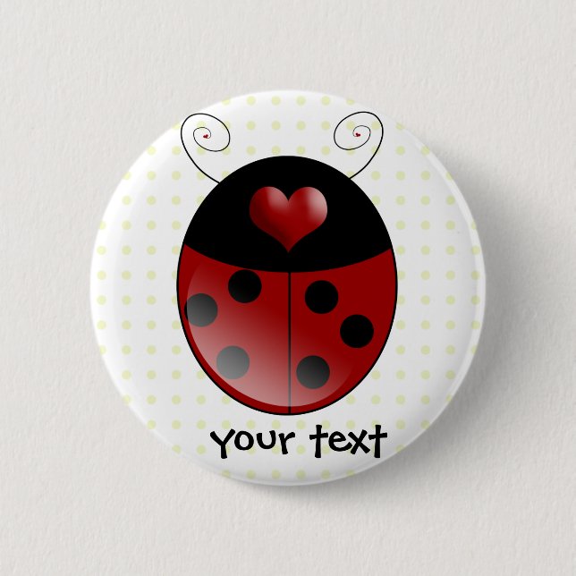Bóton Redondo 5.08cm Ladybug Gifts (Frente)
