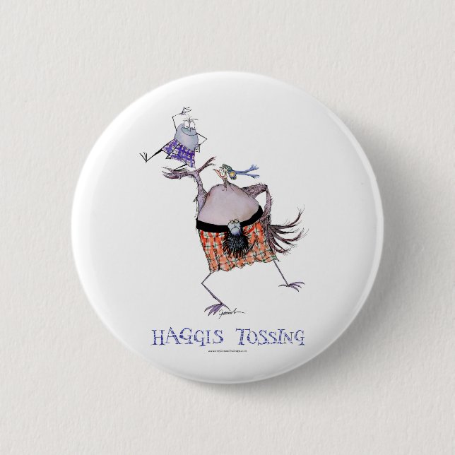Bóton Redondo 5.08cm lanç os haggis (Frente)