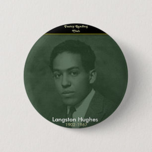 Bóton Redondo 5.08cm Langston Hughes