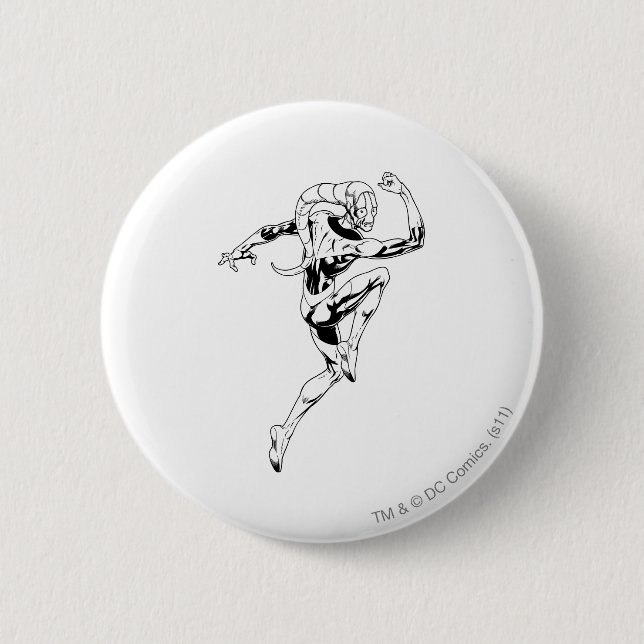 Bóton Redondo 5.08cm Lanterna azul 3 (Frente)