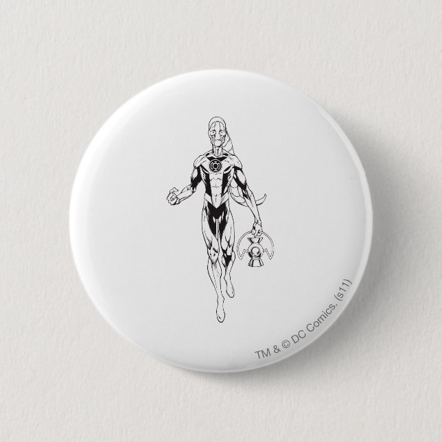 Bóton Redondo 5.08cm Lanterna azul 6 (Frente)