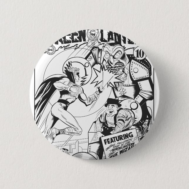 Bóton Redondo 5.08cm Lanterna verde contra o feiticeiro das (Frente)