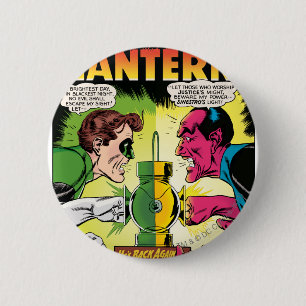 Bóton Redondo 5.08cm Lanterna verde contra Sinestro