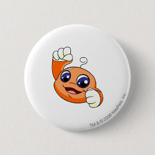 Bóton Redondo 5.08cm Laranja de Kiko