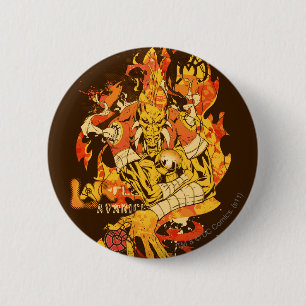 Bóton Redondo 5.08cm Larfleeze - Agente Orange 10
