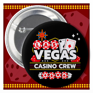 Bóton Redondo 5.08cm Las Vegas Vacation Casino Crew Las Vegas