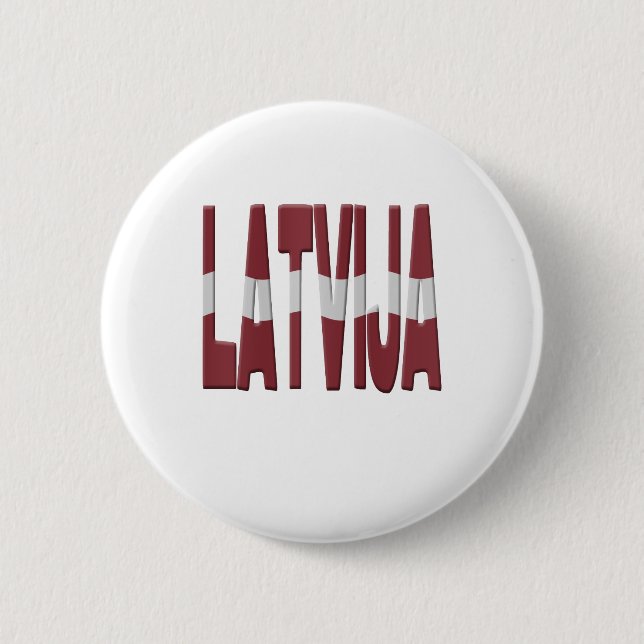 Bóton Redondo 5.08cm Latvia flag (Frente)