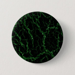 Bóton Redondo 5.08cm Lava de espaço rachada - Verde brilhante