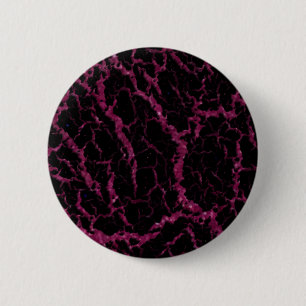 Bóton Redondo 5.08cm Lava do Espaço Rachada - Fuschia Glitter