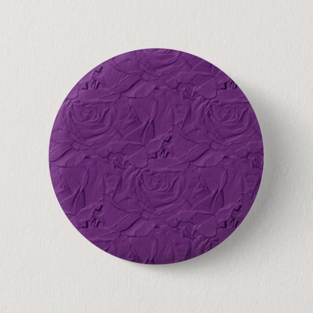 Bóton Redondo 5.08cm Lavanda em relevo Rosa Roxo (Frente)