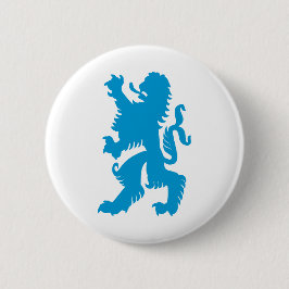 Bóton Redondo 5.08cm Leão Bávaro Azulado