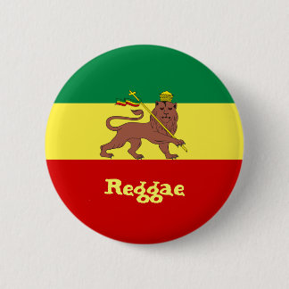 Bóton Redondo 5.08cm Leão da reggae de Rasta de Judah
