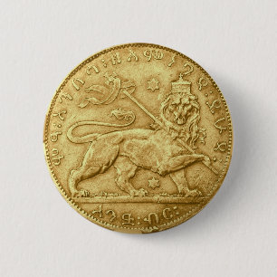 Bóton Redondo 5.08cm Leão de Judah Button