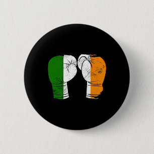 Bóton Redondo 5.08cm Legal Irlanda Flag Vintage Irish Flag Boxing Luvas