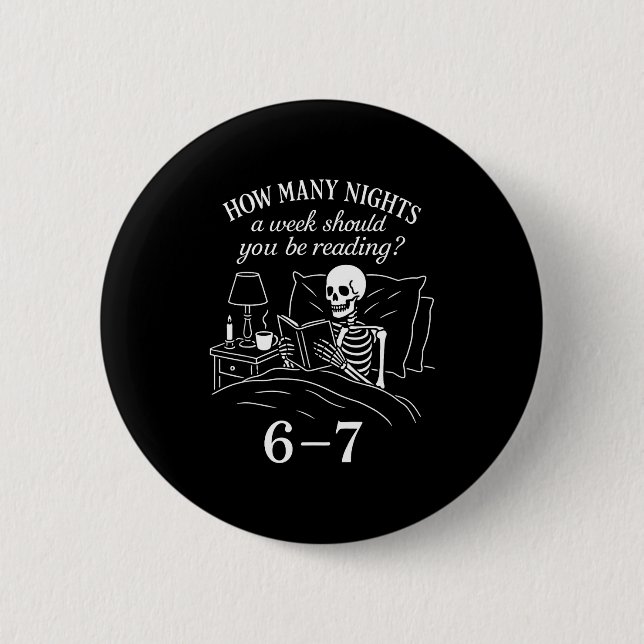 Bóton Redondo 5.08cm Leitura 67 Meme Englieacher Engraçado 67 Amante do (Frente)