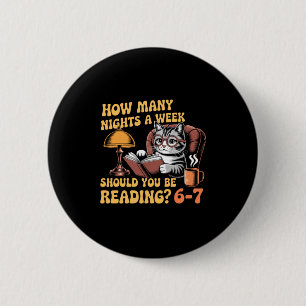 Bóton Redondo 5.08cm Leitura 67 Meme Englieacher Engraçado 67 Gato Vint