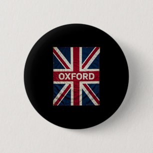 Bóton Redondo 5.08cm Lembrança de Oxford Inglaterra Bretanha Reino Unid