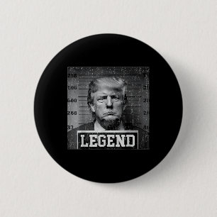 Bóton Redondo 5.08cm Lenda da Foto de Trump Presidente Republicano Trum
