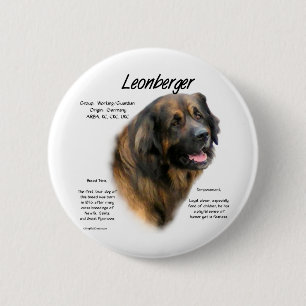 Bóton Redondo 5.08cm Leonberger History Design