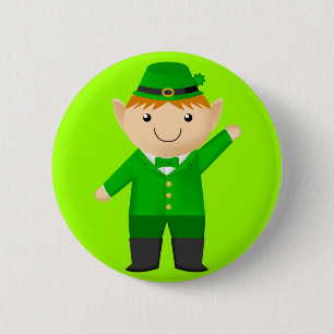 Bóton Redondo 5.08cm Leprechaun bonito