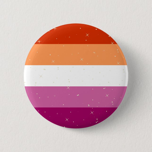 Bóton Redondo 5.08cm Lesbian Pride Flag Badge (Frente)