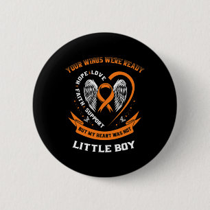 Bóton Redondo 5.08cm Leucemia Consciência Pequena Criança Cancer Filho