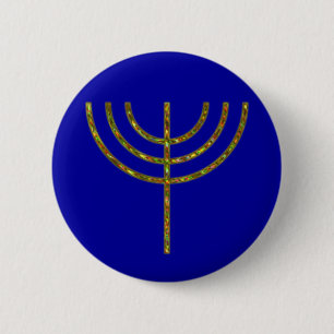 Bóton Redondo 5.08cm leuchter siebenarmiger menorah rune candleholder