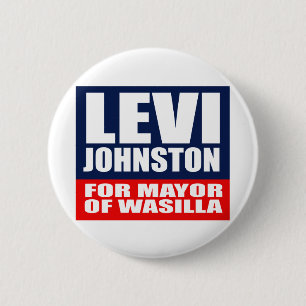 BÓTON REDONDO 5.08CM LEVI JOHNSTON PARA O MAYOR WASILLA