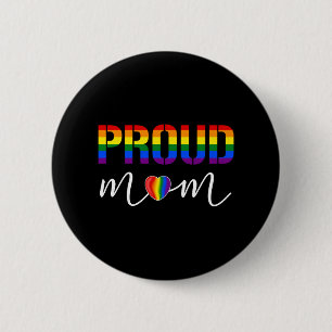 Bóton Redondo 5.08cm Lgbt Ord Mãe Orgulhosa