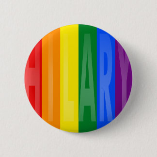 Bóton Redondo 5.08cm LGBT para Hillary Clinton Pinback Button