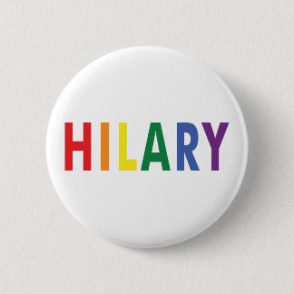 Bóton Redondo 5.08cm LGBT para Hillary Clinton Pinback Button