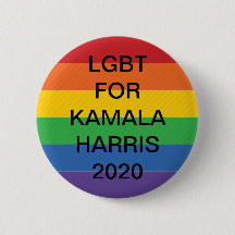 LGBT para Kamala Harris 2020 Botão