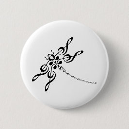 Bóton Redondo 5.08cm Libélula no triplo