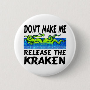Bóton Redondo 5.08cm Liberação de Kraken o kraken