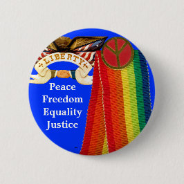 Bóton Redondo 5.08cm Liberdade - botão