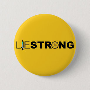Bóton Redondo 5.08cm LIESTRONG - Lance Armstrong