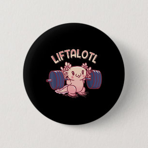 Bóton Redondo 5.08cm Liftalotl Levantando Axolotl Peslevantando Gym Wor