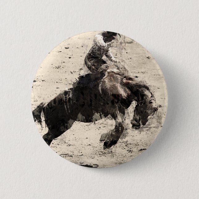 Bóton Redondo 5.08cm Ligando - Carimbo de Compras Bronco (Frente)